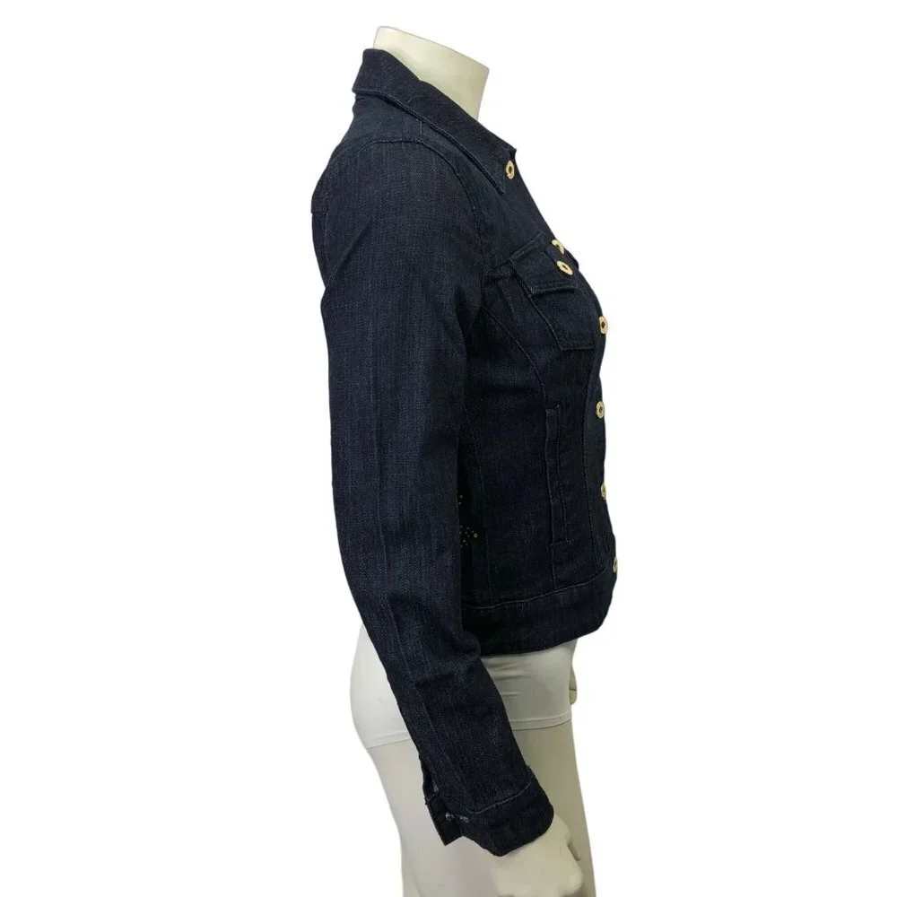 GUESS‎ DARK WASH JEAN JACKET SM NEW WITH TAG
